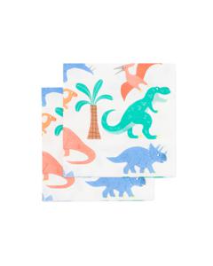 HEMA Papieren Servetten 24x24 Dino - 20 Stuks