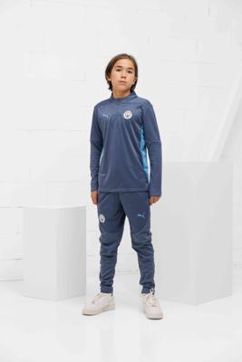 Manchester City 1/4-Zip Trainingspak Junior 2024/2025 - Maat 128 - Kleur: Donkerblauw | Soccerfanshop