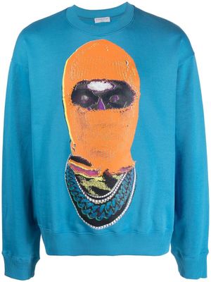 Ih Nom Uh Nit sweat en coton à imprimé graphique - Bleu
