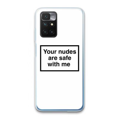Safe with me: Xiaomi Redmi 10 Transparant Hoesje