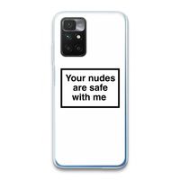 Safe with me: Xiaomi Redmi 10 Transparant Hoesje
