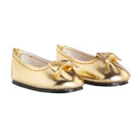 Corolle gouden ballerina schoenen voor poppen, 36cm
