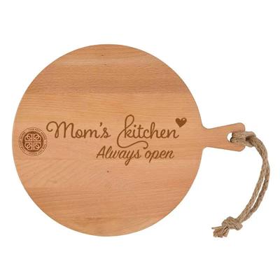 'Beukenhout Serveerplank rond 'Mom's kitchen' (30cm)' kopen?