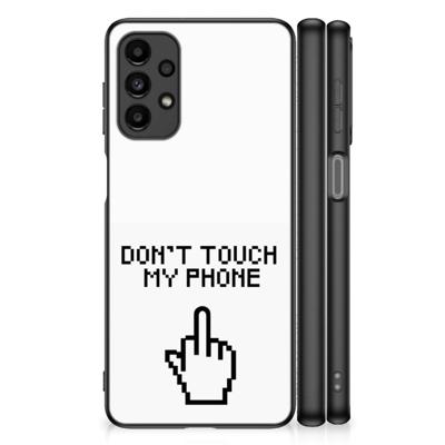 Samsung Galaxy A13 4G | Telefoon Hoesje | Finger Don&apos;t Touch My Phone