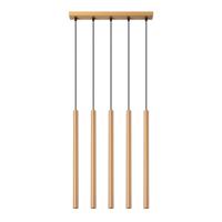 Hanglamp PASTELO 5L goud