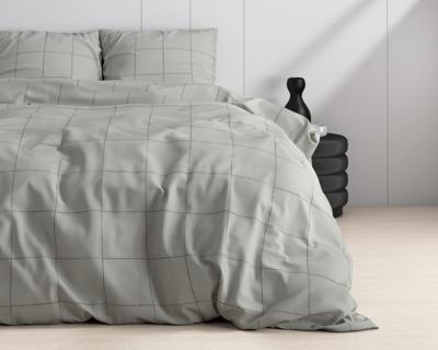 Dreamhouse Deep check Grey 240 x 220 cm