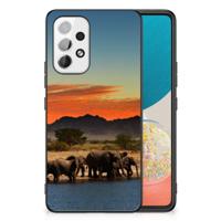 Samsung Galaxy A53 Dierenprint Telefoonhoesje Olifanten