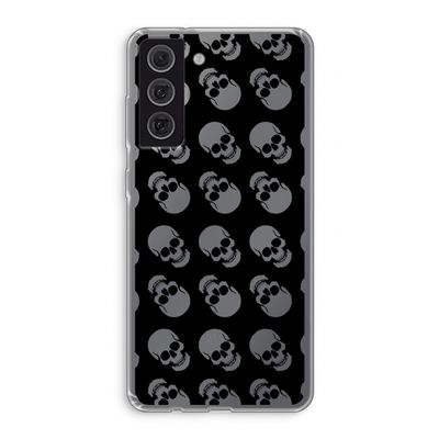 Musketon Skulls: Samsung Galaxy S21 FE Transparant Hoesje