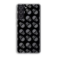 Musketon Skulls: Samsung Galaxy S21 FE Transparant Hoesje