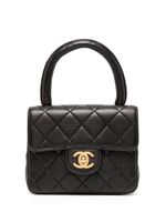 CHANEL Pre-Owned mini sac à main Classic Flap à rabat (1991-1994) - Noir