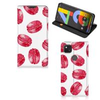 Google Pixel 4a | Flip Style Cover | Pink Macarons