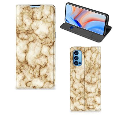 OPPO Reno4 Pro 5G | Standcase | Marmer Goud
