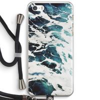 Golven: iPhone 5 / 5S / SE Transparant Hoesje met koord