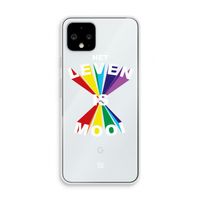 Het Leven Is Mooi: Pixel 4 Transparant Hoesje