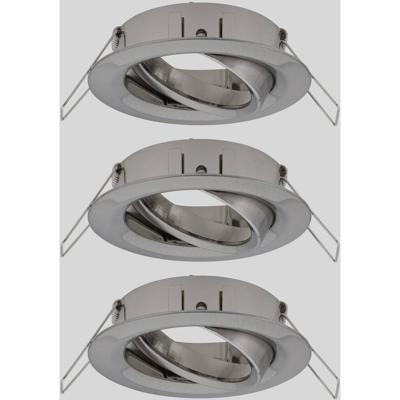 Paulmann 92485 EBL Choose Inbouwring Set van 3 stuks 10 W IJzer (geborsteld)