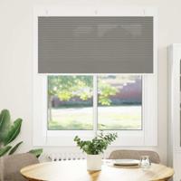 Pliss rolgordijn 115x100 cm stofbreedte 114,4 cm antraciet