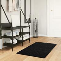VidaXL Vloerkleed oviedo laagpolig 60x110 cm zwart