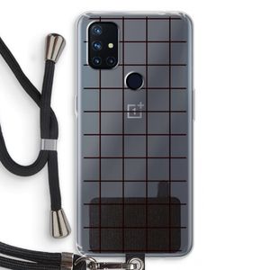 Rooster: OnePlus Nord N10 5G Transparant Hoesje met koord