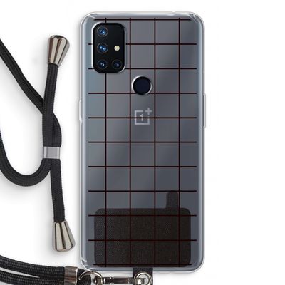Rooster: OnePlus Nord N10 5G Transparant Hoesje met koord
