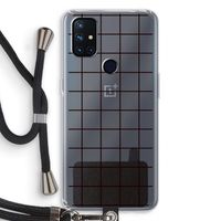 Rooster: OnePlus Nord N10 5G Transparant Hoesje met koord