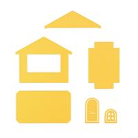 Nellie's Choice • shape die kersthuisje 8st.