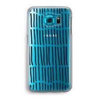 Moroccan stripes: Samsung Galaxy S6 Transparant Hoesje