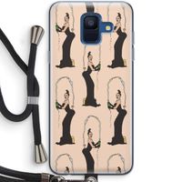 Pop Some Kim: Samsung Galaxy A6 (2018) Transparant Hoesje met koord