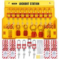 VEVOR Lockout Tagout Kit Stations Beveiliging 58 stuks groepen sloten hasps