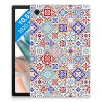 Samsung Galaxy Tab A8 2021/2022 Tablet Back Cover Tiles Color - thumbnail