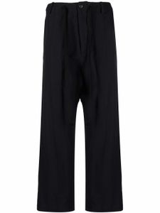 Uma Wang pantalon sarouel à coupe courte - Noir