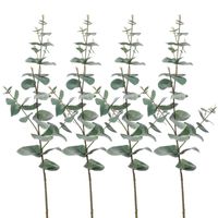 Set van 4x stuks Groene Eucalyptus kunsttakken kunstplant 68 cm - thumbnail