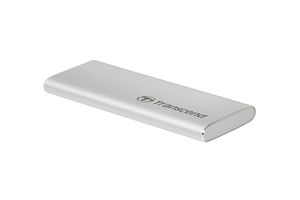Transcend ESD260C 1 TB Externe SSD harde schijf USB-C, USB-A Zilver TS1TESD260C