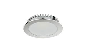 LED inbouwspot 12V 2.5W 135 lumen 2700K 100° 58mm dimbaar chroomkleurig IP20 Hafele