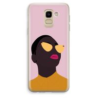 Yellow glasses: Samsung Galaxy J6 (2018) Transparant Hoesje