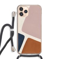 Geo #2: iPhone 11 Pro Max Transparant Hoesje met koord