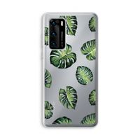 Tropische bladeren: Huawei P40 Transparant Hoesje