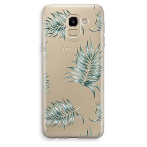 Simple leaves: Samsung Galaxy J6 (2018) Transparant Hoesje