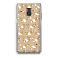 Doggy: Samsung Galaxy A8 (2018) Transparant Hoesje Doggy: Samsung Galaxy A8 (2018) Transparant Hoesje