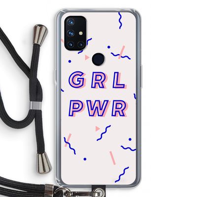 GRL PWR: OnePlus Nord N10 5G Transparant Hoesje met koord