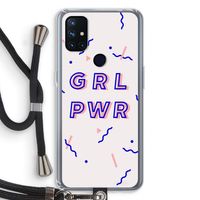 GRL PWR: OnePlus Nord N10 5G Transparant Hoesje met koord