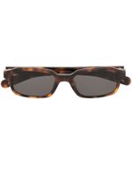 FLATLIST lunettes de soleil à monture carrée - Marron