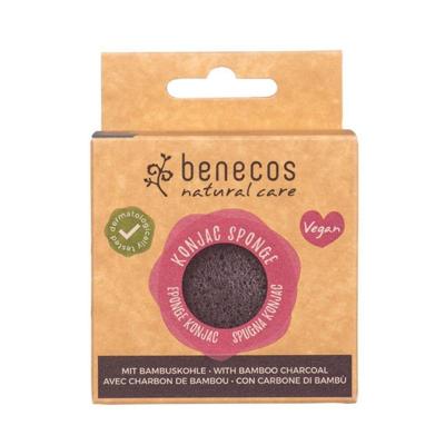 Benecos Konjac spons black bamboo