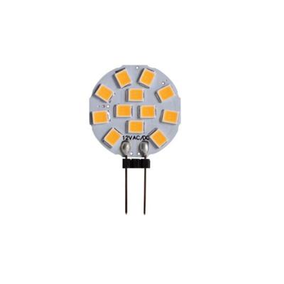 LED G4 Steeklamp 1,2 Watt - 3000K - 12VAC/DC - Ø20x31mm