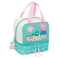 Lunchtrommel Peppa Pig Pretty flowers Geel Munt 20 x 20 x 15 cm