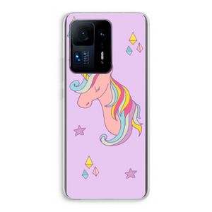 Roze eenhoorn: Xiaomi Mi Mix 4 Transparant Hoesje