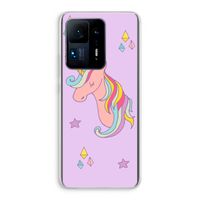 Roze eenhoorn: Xiaomi Mi Mix 4 Transparant Hoesje