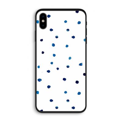 Blauwe stippen: iPhone X Biologisch afbreekbaar hoesje