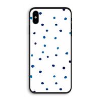 Blauwe stippen: iPhone X Biologisch afbreekbaar hoesje