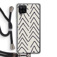 Marrakech Arrows: Samsung Galaxy A12 Transparant Hoesje met koord