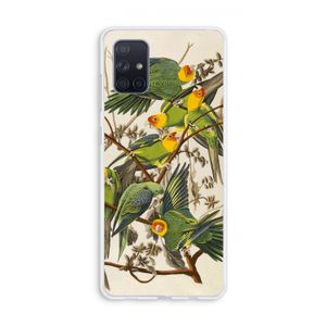 Carolinaparkiet: Galaxy A71 Transparant Hoesje
